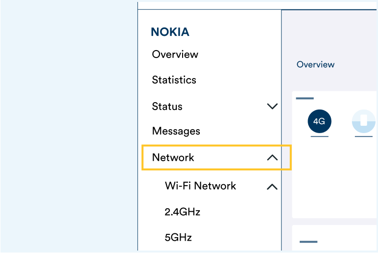 Nokia FastMile 5G Modem - Change Password 1